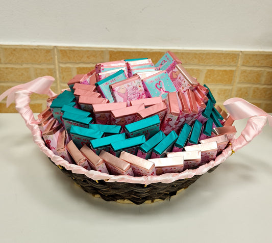 Customized Chocolates Basket